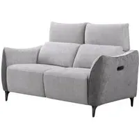 Hampshire 2-Seater Electric Recliner Sofa - Grey, Fabric