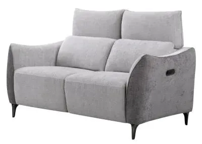 Hampshire 2-Seater Electric Recliner Sofa - Grey, Fabric