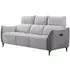 Hampshire 3-Seater Electric Recliner Sofa - Grey, Fabric