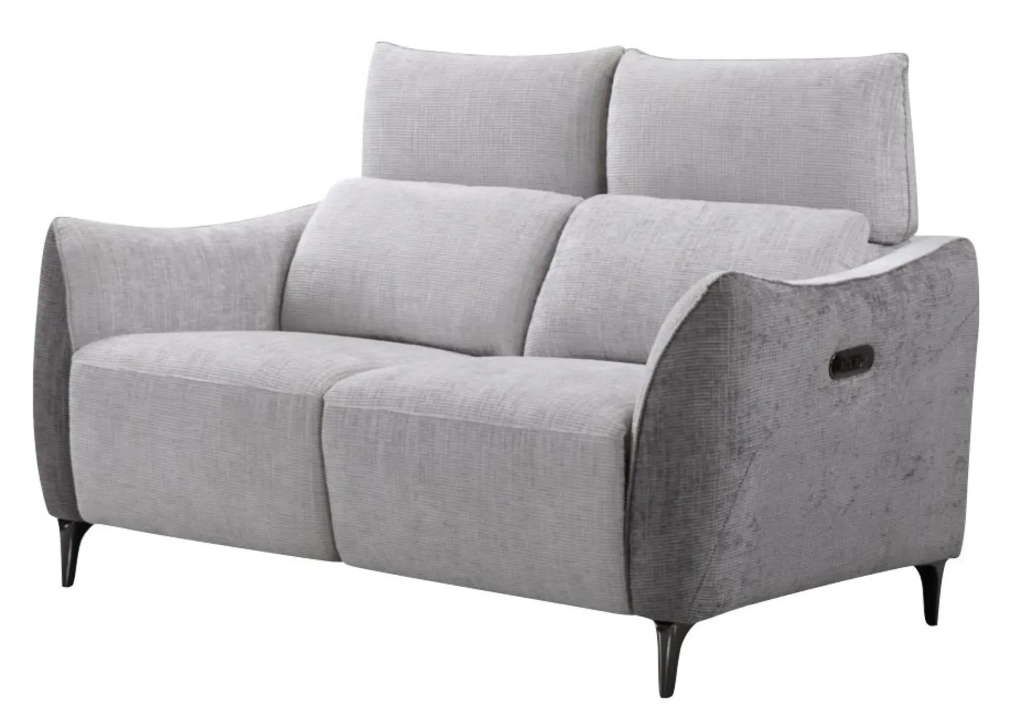 Hampshire 3+2 Seater Electric Recliner Sofa Suite - Grey, Fabric