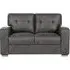 Hampton 2-Seater Sofa - Dark Grey, Fabric