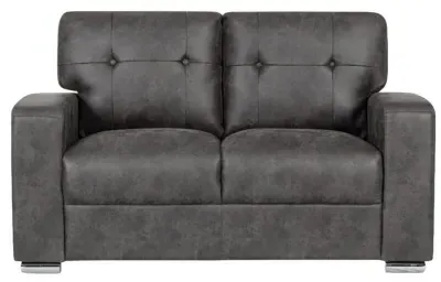 Hampton 2-Seater Sofa - Dark Grey, Fabric image