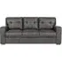 Hampton 3-Seater Sofa - Dark Grey, Fabric