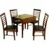 Hanover 2 Seater Drop Leaf Dining Table - Dark Oak