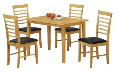 Hanover 4 Seater Dining Table - Light Oak image