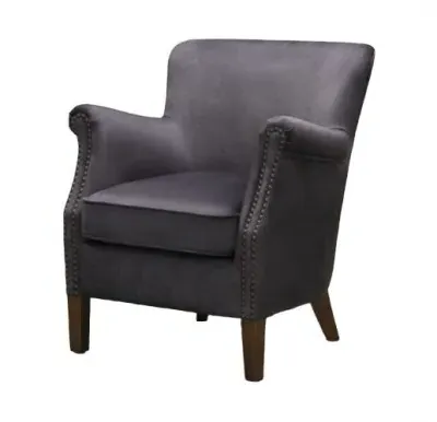 Harlow Fabric Armchair - Charcoal Grey image