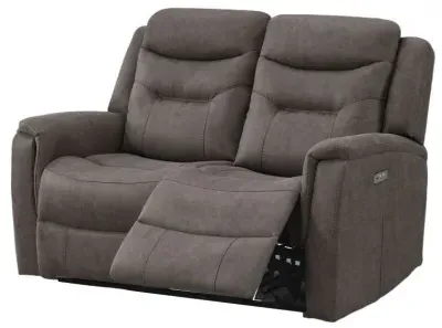 Harrogate 2-Seater Recliner Sofa - Brown, Velvet image
