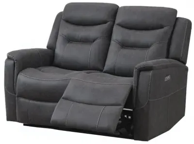 Harrogate 2-Seater Recliner Sofa - Grey, Velvet