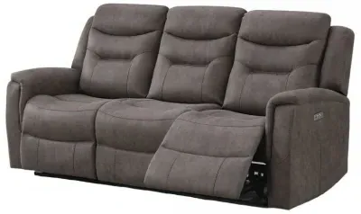 Harrogate 3-Seater Recliner Sofa - Brown, Velvet image