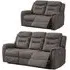 Harrogate 3+2 Recliner Sofa Suite - Brown, Velvet