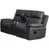 Huntington 2-Seater Electric Recliner Sofa with Console - Dark Grey