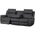 Huntington 3-Seater Electric Recliner Sofa - Dark Grey