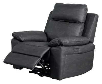 Huntington Electric Recliner Armchair - Dark Grey image