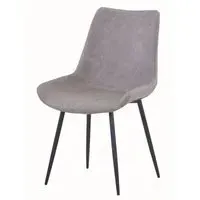 Imperia Dining Chair Set of 2 - Light Grey, Fabric