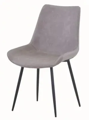 Imperia Dining Chair Set of 2 - Light Grey, Fabric image