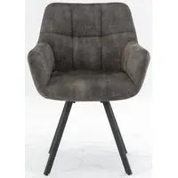 Jade Dining Armchair - Olive, Velvet