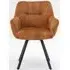 Jade Dining Armchair - Rust, Velvet