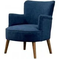 Keira Fabric Armchair - Midnight Blue