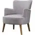 Keira Fabric Armchair - Pearl Grey