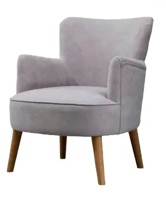 Keira Fabric Armchair - Pearl Grey