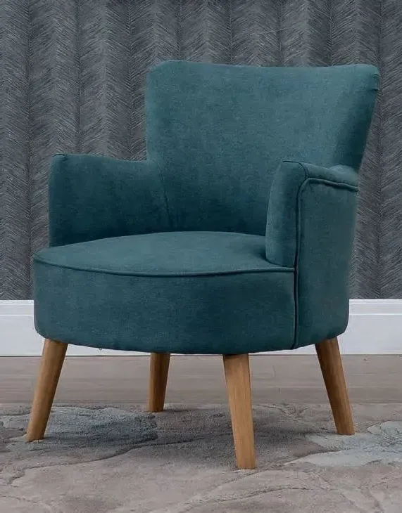 Keira Fabric Armchair - Teal