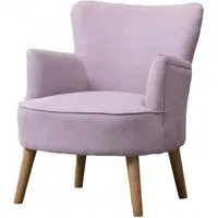 Keira Fabric Armchair - Violet