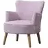 Keira Fabric Armchair - Violet