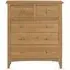 Kilkenny 2+3 Drawer Chest - Oak