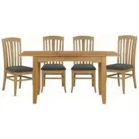 Kilkenny 4-Seater Dining Set - Oak