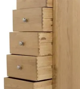 Kilkenny 5 Drawer Tall Chest - Oak