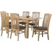 Kilkenny 6 Seater Dining Set - Oak