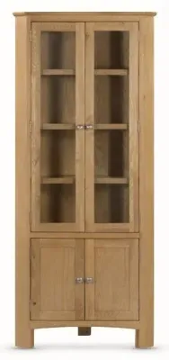 Kilkenny Corner Display Unit - Oak image