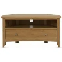 Kilkenny Corner TV Unit with Storage - Oak
