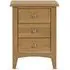 Kilkenny Large 3 Drawer Bedside Cabinet - Oak