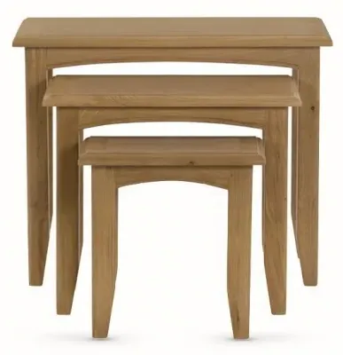 Kilkenny Nest of 3 Tables - Oak