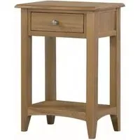 Kilkenny Oak 1 Drawer Telephone Table - Oak