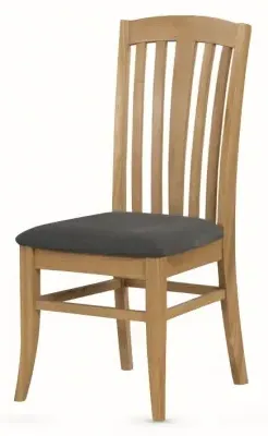 Kilkenny Slatted Back Dining Chair Set - Oak