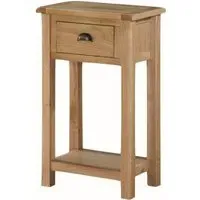 Kilmore 1 Drawer Console Table - Rustic Oak