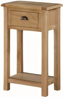 Kilmore 1 Drawer Console Table - Rustic Oak