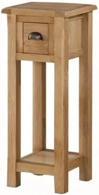Kilmore 1 Drawer Telephone Table - Rustic Oak image
