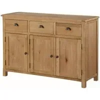 Kilmore 3 Door Sideboard - Rustic Oak