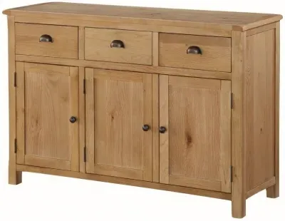 Kilmore 3 Door Sideboard - Rustic Oak image