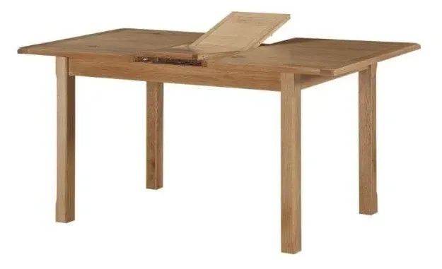 Kilmore 4-6 Seater Butterfly Extending Dining Table - Rustic Oak