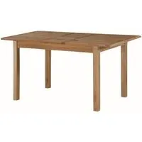 Kilmore 4-6 Seater Butterfly Extending Dining Table - Rustic Oak