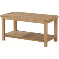 Kilmore Coffee Table with Shelf - Rustic Oak