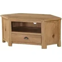 Kilmore Corner 1 Drawer TV Unit - Rustic Oak