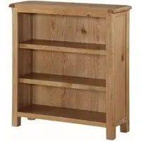 Kilmore Low Bookcase - Rustic Oak