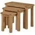 Kilmore Nest of 3 Tables - Rustic Oak