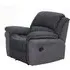Kingston Recliner Armchair - Charcoal, Fabric