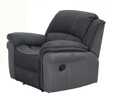 Kingston Recliner Armchair - Charcoal, Fabric image